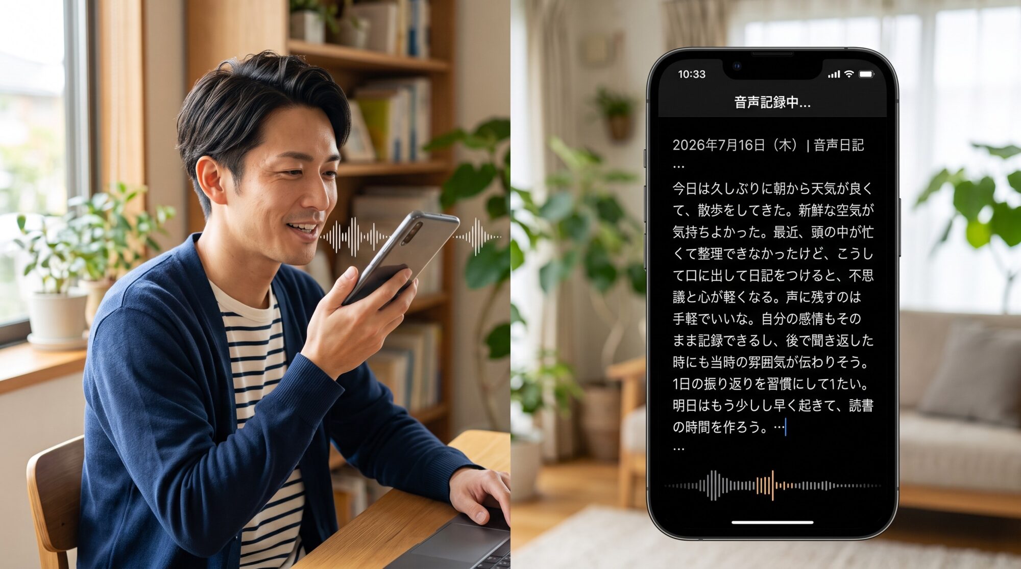 AIで思考を自動整理「音声ジャーナリング」時短術