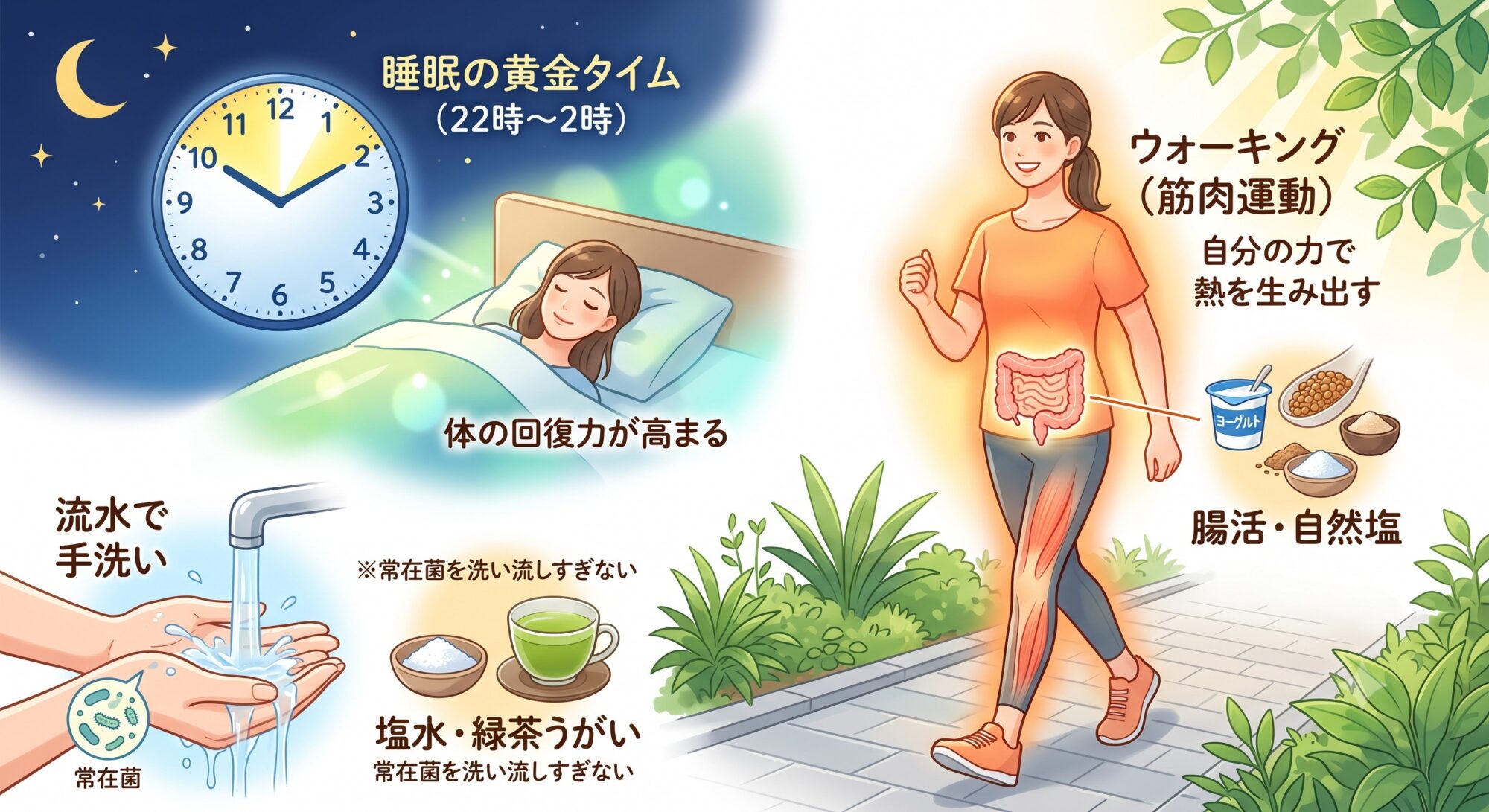免疫力を育てるライフスタイル